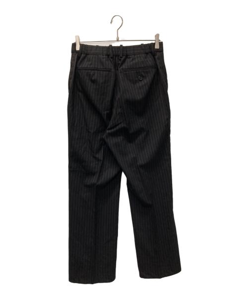 MARKAWARE（マーカウェア）MARKAWARE (マーカウェア) ORGANIC WOOL TROPICAL FLAT FRONT FLAIR TROUSERS/オーガニックウールトロピカルフラットフロントフレアトラウザーズ ブラウン サイズ:２の古着・服飾アイテム