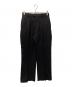 MARKAWARE（マーカウェア）の古着「ORGANIC WOOL TROPICAL FLAT FRONT FLAIR TROUSERS/オーガニックウールトロピカルフラットフロントフレアトラウザーズ」｜ブラウン