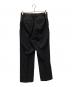 MARKAWARE (マーカウェア) ORGANIC WOOL TROPICAL FLAT FRONT FLAIR TROUSERS/オーガニックウールトロピカルフラットフロントフレアトラウザーズ ブラウン サイズ:２：12000円