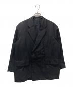 MARKAWAREマーカウェア）の古着「ORGANIC WOOL TROPICAL COMFORT W-BREASTED BLAZER」｜ブラウン