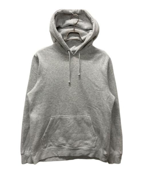 stussy（ステューシー）stussy (ステューシー) ロゴ刺繍プルオーバーパーカー グレー サイズ:Mの古着・服飾アイテム