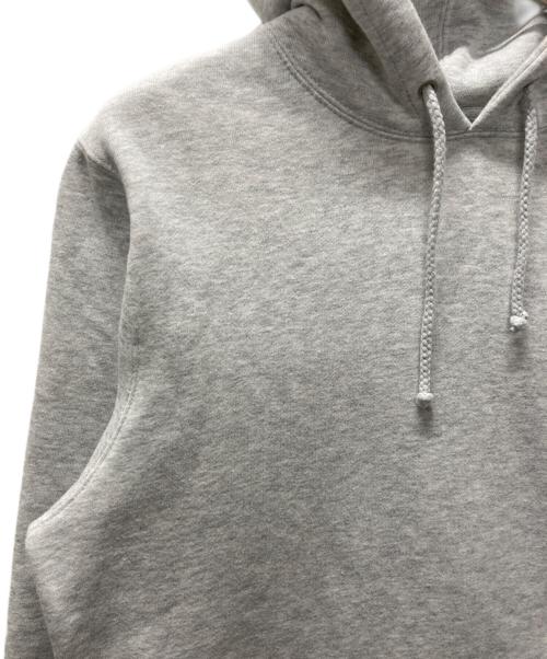 stussy（ステューシー）stussy (ステューシー) ロゴ刺繍プルオーバーパーカー グレー サイズ:Mの古着・服飾アイテム