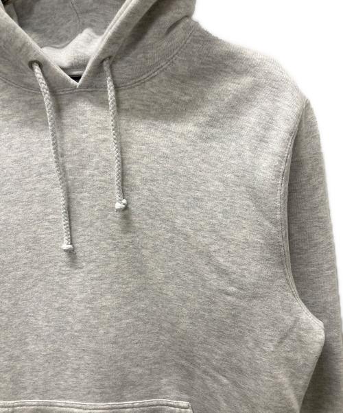 stussy（ステューシー）stussy (ステューシー) ロゴ刺繍プルオーバーパーカー グレー サイズ:Mの古着・服飾アイテム
