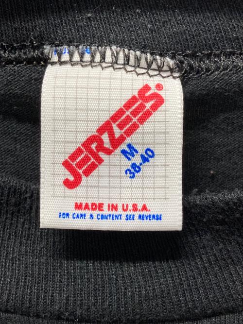 JERZEES（ジャージーズ）JERZEES (ジャージーズ) プリントTシャツ ブラック サイズ:Mの古着・服飾アイテム