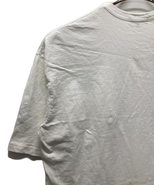 COMME des GARCONS HOMME（コムデギャルソン オム）COMME des GARCONS HOMME (コムデギャルソン オム) 裾チェック レイヤードTシャツ ホワイト サイズ:Lの古着・服飾アイテム