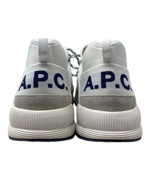 A.P.C.（アーペーセー）A.P.C. (アーペーセー) ローカットスニーカー ホワイト サイズ:27.6の古着・服飾アイテム
