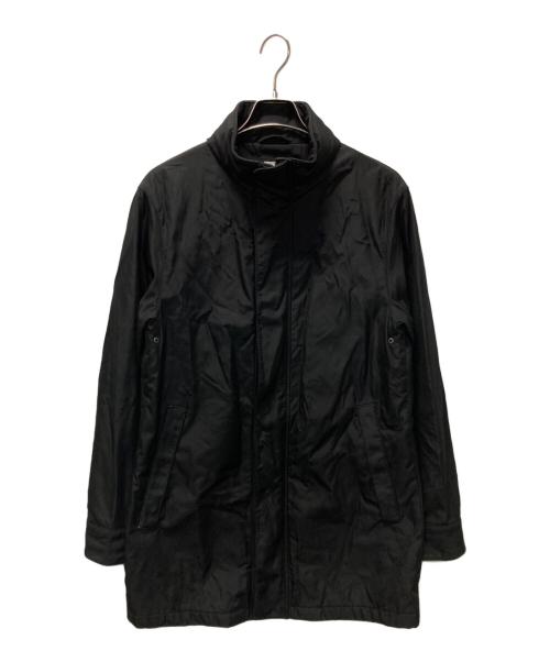 ARMANI COLLEZIONI（アルマーニ コレツィオーニ）ARMANI COLLEZIONI (アルマーニ コレツィオーニ) スタンドカラーコート ブラック サイズ:46の古着・服飾アイテム