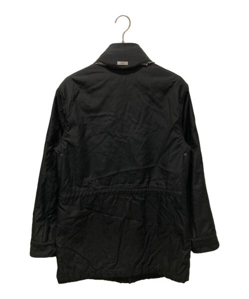 ARMANI COLLEZIONI（アルマーニ コレツィオーニ）ARMANI COLLEZIONI (アルマーニ コレツィオーニ) スタンドカラーコート ブラック サイズ:46の古着・服飾アイテム