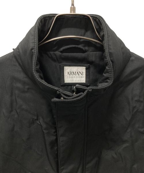 ARMANI COLLEZIONI（アルマーニ コレツィオーニ）ARMANI COLLEZIONI (アルマーニ コレツィオーニ) スタンドカラーコート ブラック サイズ:46の古着・服飾アイテム