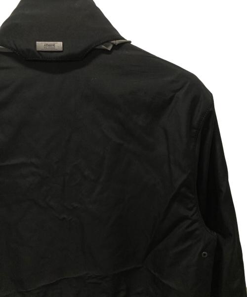 ARMANI COLLEZIONI（アルマーニ コレツィオーニ）ARMANI COLLEZIONI (アルマーニ コレツィオーニ) スタンドカラーコート ブラック サイズ:46の古着・服飾アイテム