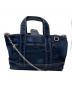 DIESEL（ディーゼル）の古着「ロゴデニム チェーン2WAYリバーシブルショルダーバッグ」｜インディゴ