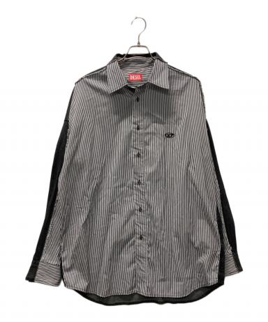 中古・古着通販】DIESEL (ディーゼル) S-WARH-STRIPE/デニム切替