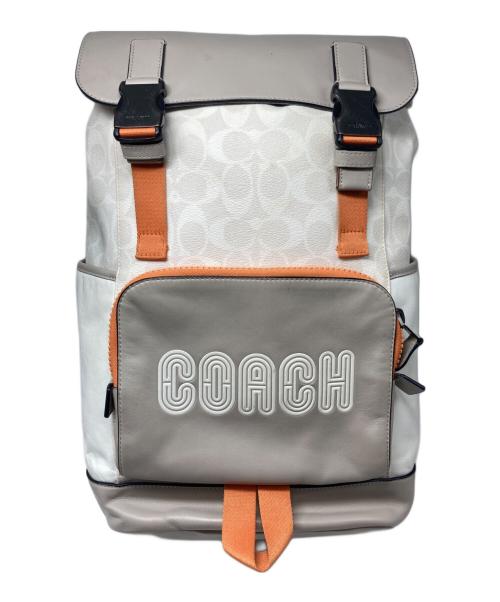 COACH（コーチ）COACH (コーチ) トラック バックパック ベージュの古着・服飾アイテム