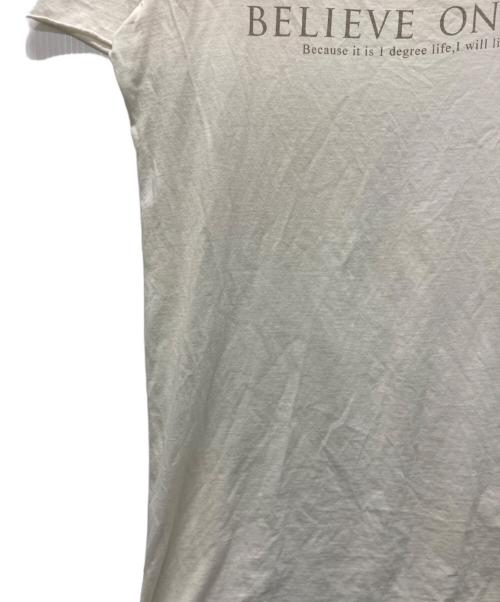 goa（ゴア）goa (ゴア) プリントTシャツ アイボリー サイズ:サイズ表記無しの古着・服飾アイテム