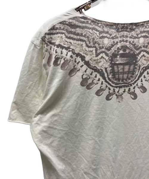 goa（ゴア）goa (ゴア) プリントTシャツ アイボリー サイズ:サイズ表記無しの古着・服飾アイテム