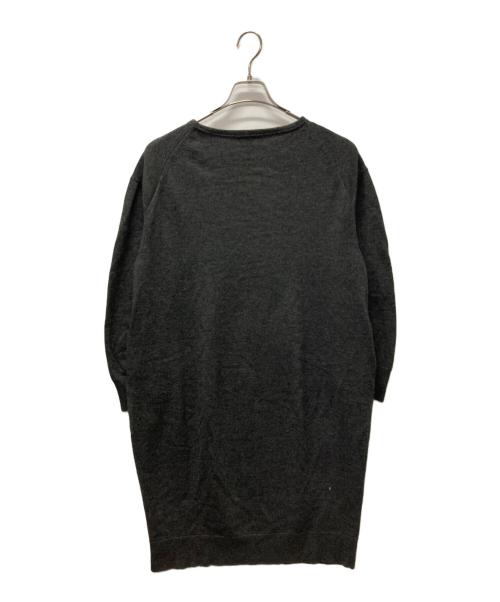 DRAWER（ドゥロワー）DRAWER (ドゥロワー) ロングスリーブニットワンピース グレー サイズ:１の古着・服飾アイテム