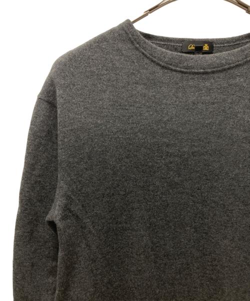 DRAWER（ドゥロワー）DRAWER (ドゥロワー) ロングスリーブニットワンピース グレー サイズ:１の古着・服飾アイテム