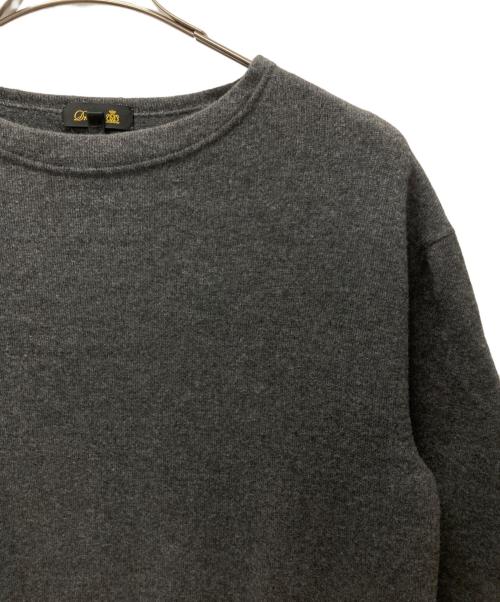 DRAWER（ドゥロワー）DRAWER (ドゥロワー) ロングスリーブニットワンピース グレー サイズ:１の古着・服飾アイテム