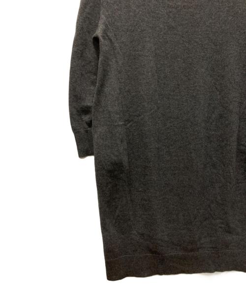 DRAWER（ドゥロワー）DRAWER (ドゥロワー) ロングスリーブニットワンピース グレー サイズ:１の古着・服飾アイテム