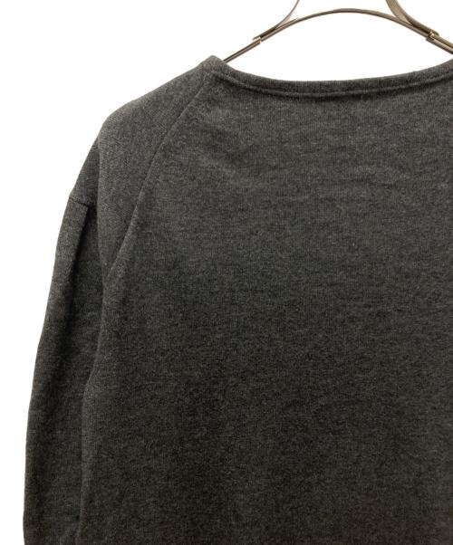 DRAWER（ドゥロワー）DRAWER (ドゥロワー) ロングスリーブニットワンピース グレー サイズ:１の古着・服飾アイテム