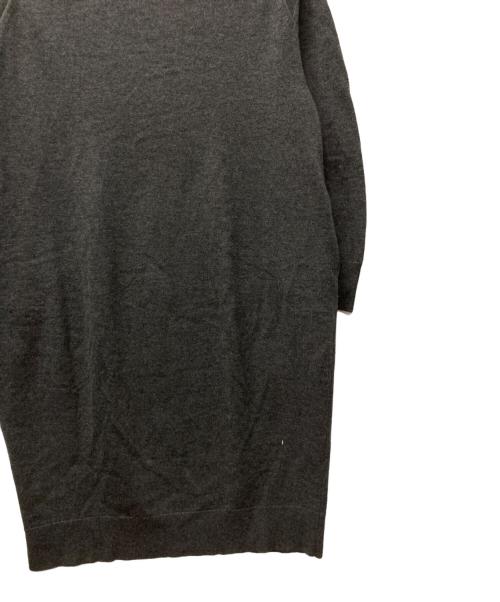 DRAWER（ドゥロワー）DRAWER (ドゥロワー) ロングスリーブニットワンピース グレー サイズ:１の古着・服飾アイテム