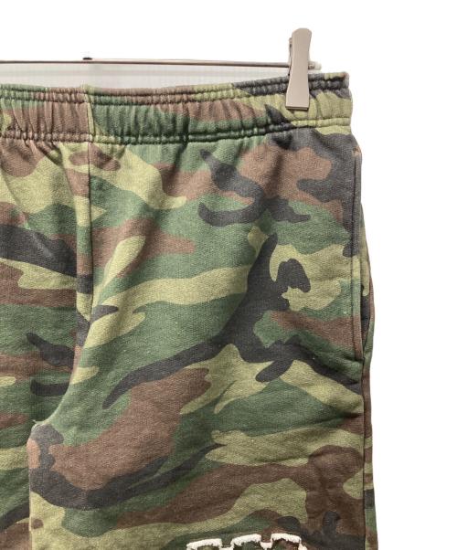 TTT MSW（ティー）TTT MSW (ティー) カモ柄スウェットハーフパンツ オリーブ サイズ:Sの古着・服飾アイテム