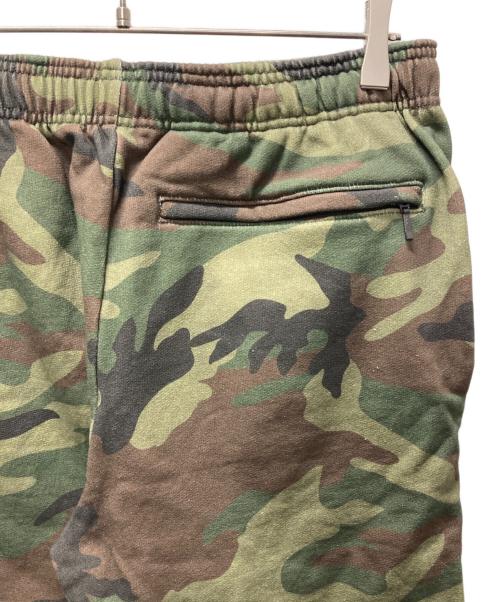 TTT MSW（ティー）TTT MSW (ティー) カモ柄スウェットハーフパンツ オリーブ サイズ:Sの古着・服飾アイテム