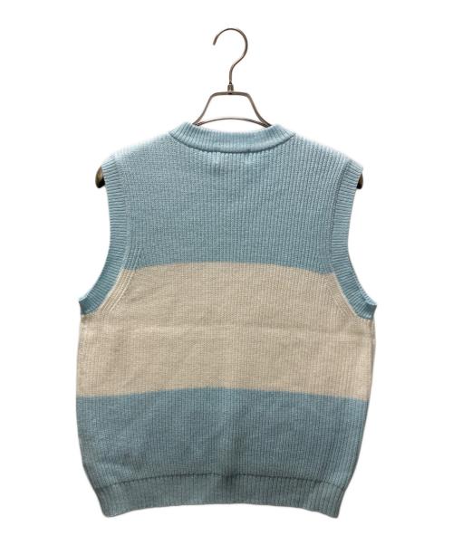 TTT MSW（ティー）TTT MSW (ティー) ニットベスト スカイブルー サイズ:S 未使用品の古着・服飾アイテム