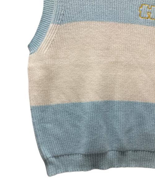 TTT MSW（ティー）TTT MSW (ティー) ニットベスト スカイブルー サイズ:S 未使用品の古着・服飾アイテム