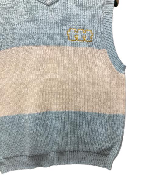 TTT MSW（ティー）TTT MSW (ティー) ニットベスト スカイブルー サイズ:S 未使用品の古着・服飾アイテム