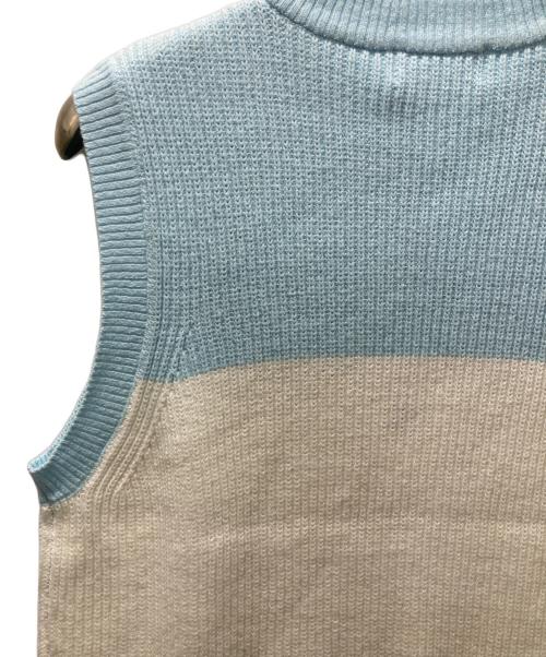 TTT MSW（ティー）TTT MSW (ティー) ニットベスト スカイブルー サイズ:S 未使用品の古着・服飾アイテム