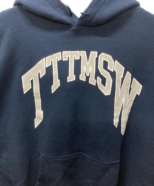 TTT MSW（ティー）TTT MSW (ティー) スウェットパーカー ネイビー サイズ:Mの古着・服飾アイテム