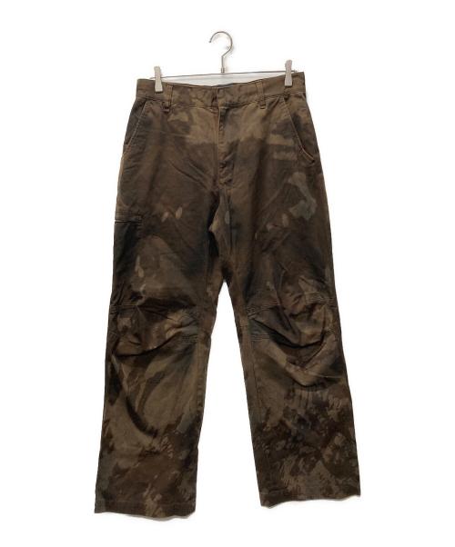 PARANOID（パラノイド）PARANOID (パラノイド) STONE WASHING PANTS FLUXO ブラウン サイズ:Mの古着・服飾アイテム