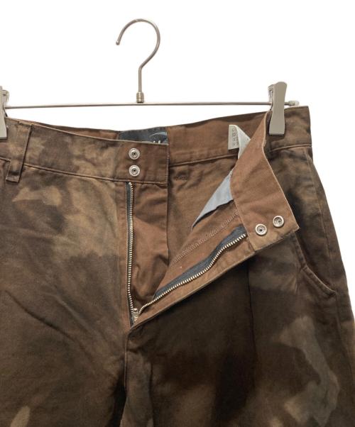 PARANOID（パラノイド）PARANOID (パラノイド) STONE WASHING PANTS FLUXO ブラウン サイズ:Mの古着・服飾アイテム