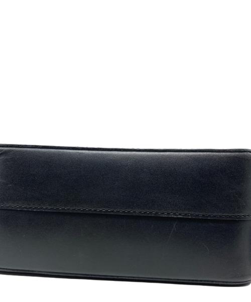 CULLNI（クルニ）CULLNI (クルニ) Square leather shoulder bag/スクエアレザーショルダーバッグ ブラックの古着・服飾アイテム