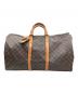LOUIS VUITTON（ルイ ヴィトン）の古着「モノグラム キーポル60 トラベルバッグ」｜ブラウン