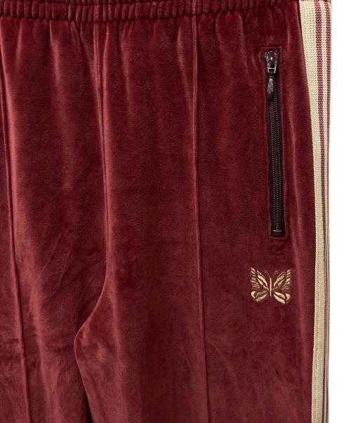 Needles（ニードルズ）Needles (ニードルズ) ベロアトラックパンツ レッド サイズ:ＸＳの古着・服飾アイテム