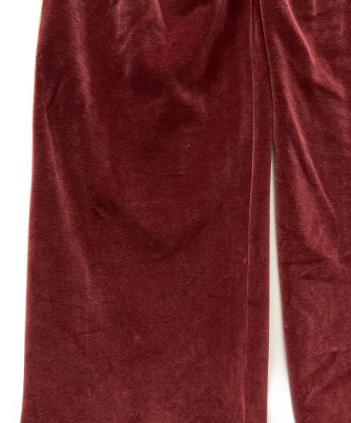 Needles（ニードルズ）Needles (ニードルズ) ベロアトラックパンツ レッド サイズ:ＸＳの古着・服飾アイテム