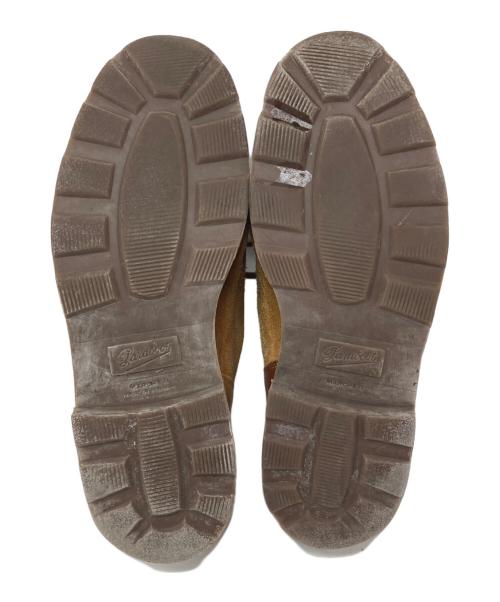 PARABOOT（パラブーツ）PARABOOT (パラブーツ) YMC (ユーマストクリエイト) MICHAEL レザー切替シューズ ベージュ×ブラウン サイズ:R40の古着・服飾アイテム
