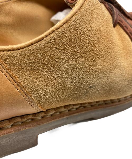 PARABOOT（パラブーツ）PARABOOT (パラブーツ) YMC (ユーマストクリエイト) MICHAEL レザー切替シューズ ベージュ×ブラウン サイズ:R40の古着・服飾アイテム