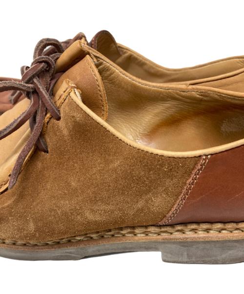 PARABOOT（パラブーツ）PARABOOT (パラブーツ) YMC (ユーマストクリエイト) MICHAEL レザー切替シューズ ベージュ×ブラウン サイズ:R40の古着・服飾アイテム