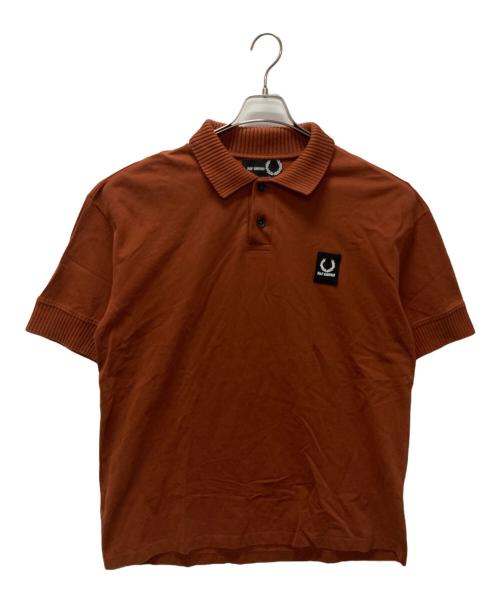 RAF SIMONS（ラフシモンズ）RAF SIMONS (ラフシモンズ) FRED PERRY (フレッドペリー) ポロシャツ ブラウン サイズ:42の古着・服飾アイテム