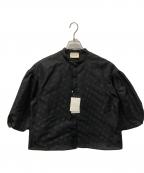 UNITED ARROWS TOKYOユナイテッドアローズトウキョウ）の古着「シアー ドット パフ ブラウス」｜ブラック