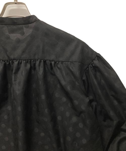 UNITED ARROWS TOKYO（ユナイテッドアローズトウキョウ）UNITED ARROWS TOKYO (ユナイテッドアローズトウキョウ) シアー ドット パフ ブラウス ブラック サイズ:ｆｒｅｅ 未使用品の古着・服飾アイテム