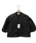UNITED ARROWS TOKYO（ユナイテッドアローズトウキョウ）の古着「シアー ドット パフ ブラウス」｜ブラック