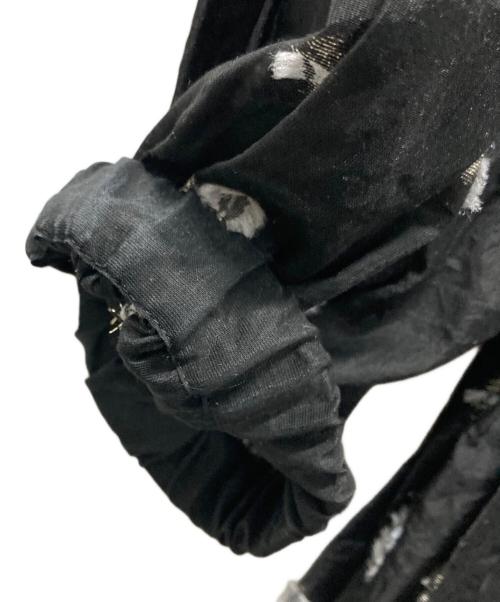 UNITED ARROWS TOKYO（ユナイテッドアローズトウキョウ）UNITED ARROWS TOKYO (ユナイテッドアローズトウキョウ) フラワージャガード シアー ブルゾン ブラック サイズ:不明の古着・服飾アイテム