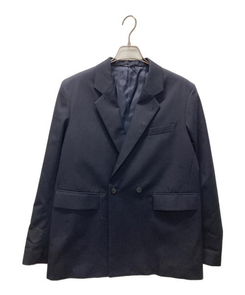 LOEFF（ロエフ）LOEFF (ロエフ) ウールギャバ ブレザー ジャケット ネイビー サイズ:1 未使用品の古着・服飾アイテム