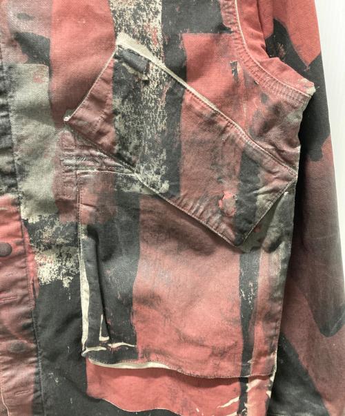 DIESEL（ディーゼル）DIESEL (ディーゼル) D-CORU-SP-NE JOGG JEANS ジャケット レッド サイズ:Lの古着・服飾アイテム