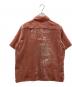 Needles (ニードルズ) Italian Collar S/S Shirt-PE/R Velvet/イタリアンカラー ベルベットシャツ ピンク サイズ:M：10000円