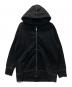 COMME des GARCONS HOMME（コムデギャルソン オム）の古着「綿裏毛製品染めジップパーカー」｜ブラック